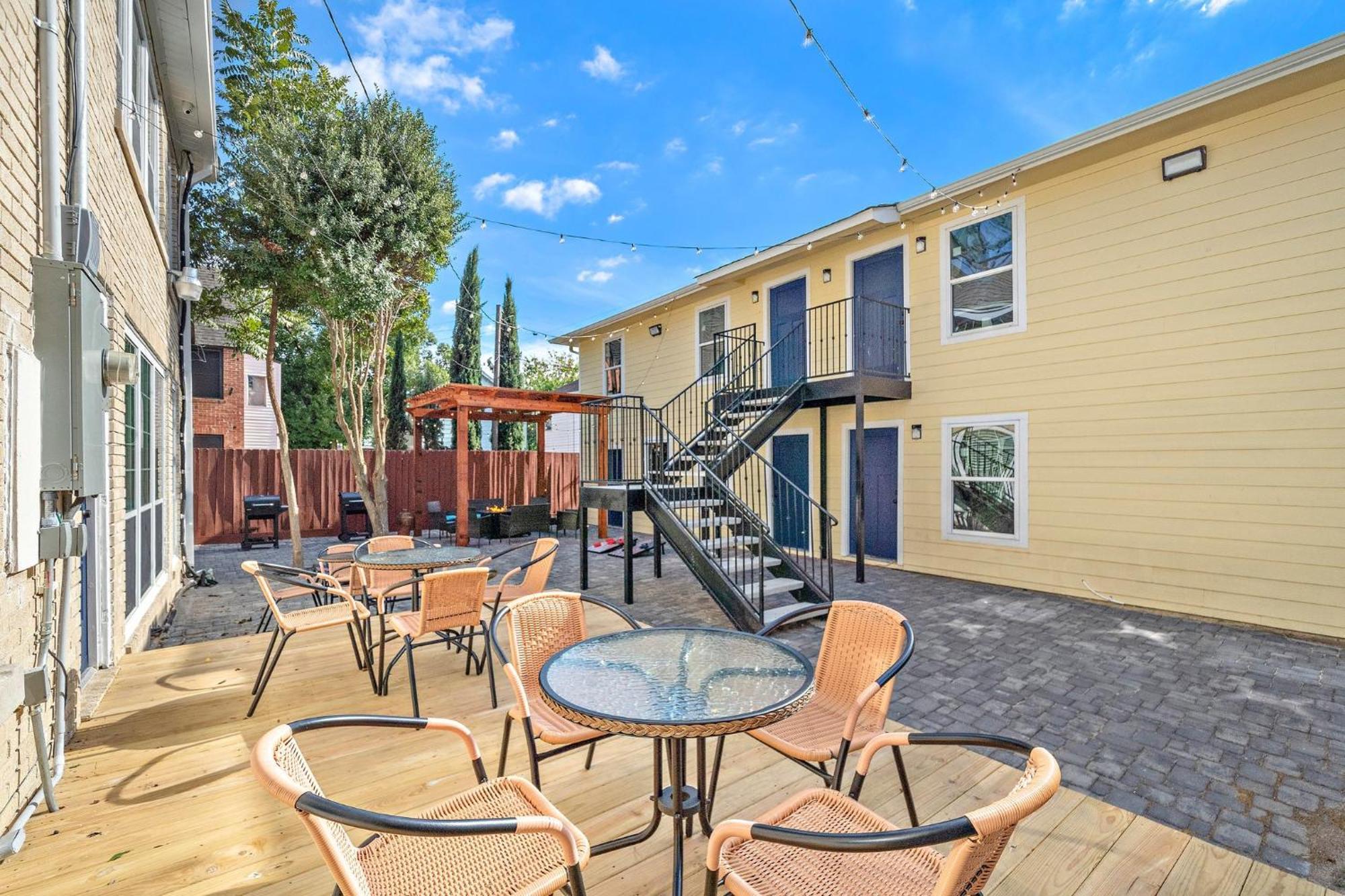 Apartament Nr Med Center, Midtown, Dt Games Patio Bbq Houston Zewnętrze zdjęcie